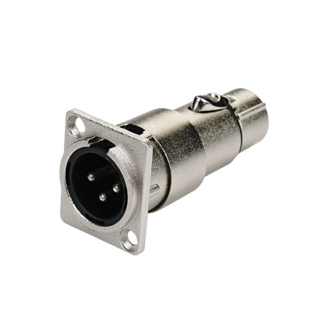 XLR chassis to XLR 信號轉換連接器